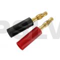 Q-C-0014  Quantum 4.0 mm Gold Plated Solderless Connector Red and Black  